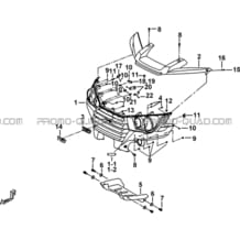 PARE-CHOCS pour Tgb Toutes les cylindrées Toutes les années BLADE 600 SE EPS