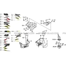 MARCHE-PIED pour Tgb Toutes les cylindrées Toutes les années BLADE 600 SE EPS