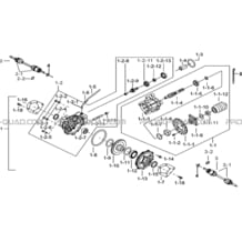 BLOCAGE DIFFERENTIEL ARRIERE pour Tgb Toutes les cylindrées Toutes les années BLADE 600 SE.X