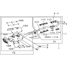 ENSEMBLE ECHAPPEMENT pour Tgb Toutes les cylindrées Toutes les années BLADE 600 SE.X