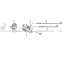 MOTEUR DE DIFFERENTIEL pour Tgb all cylinders All years BLADE 600 SE.X