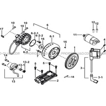SYSTEME ELECTRIQUE 1 pour Tgb all cylinders All years BLADE 600 SL