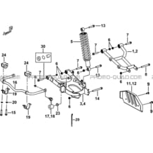 SUSPENSION ARRIERE pour Tgb Toutes les cylindrées Toutes les années BLADE 600 SL