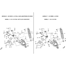 SUSPENSION AVANT pour Tgb Toutes les cylindrées Toutes les années BLADE 600 SL