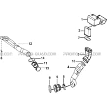 SYSTEME ADMISSION pour Tgb Toutes les cylindrées Toutes les années FARM 550 2015