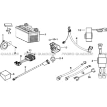 SYSTEME ELECTRIQUE 3 pour Tgb Toutes les cylindrées Toutes les années FARM 550 2015