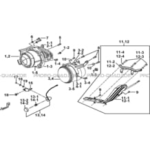 ECLAIRAGE AVANT pour Tgb Toutes les cylindrées Toutes les années FARM 550 2015