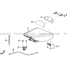 SELLE pour Tgb Toutes les cylindrées Toutes les années FARM 550 2015