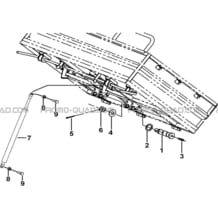 SYSTEME LEVAGE BENNE pour Tgb Toutes les cylindrées Toutes les années FARM 550 2015