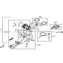 TREUIL (MODELE TGB-LY) (OPTION) pour Tgb Toutes les cylindrées Toutes les années FARM 550 2015