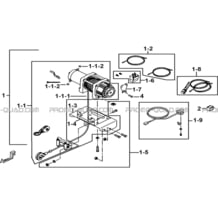 TREUIL (MODELE TGB-CO) (OPTION)(ANCIEN MODELE) pour Tgb Toutes les cylindrées Toutes les années FARM 550 2015