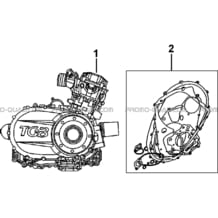 MOTEUR pour Tgb Toutes les cylindrées Toutes les années FARM 550 EPS