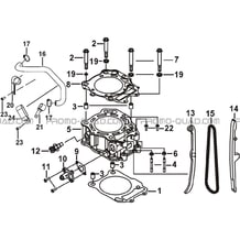 CYLINDRE pour Tgb Toutes les cylindrées Toutes les années FARM 550 EPS