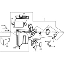 ENSEMBLE FILTRE A AIR pour Tgb Toutes les cylindrées Toutes les années FARM 550 EPS