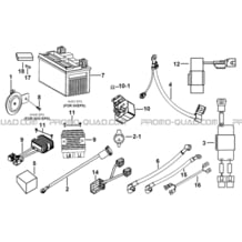 SYSTEME ELECTRIQUE 3 pour Tgb all cylinders All years FARM 550 EPS