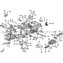 CHASSIS pour Tgb Toutes les cylindrées Toutes les années FARM 550 EPS