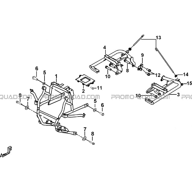 SUPPORT PARE-CHOCS  Tgb  Toutes les années Toutes les cylindrées  pièces OEMSUPPORT PARE-CHOCS  Tgb  Toutes les années Toutes les cylindrées  pièces OEM
