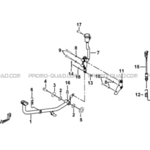 PEDALE DE FREIN pour Tgb all cylinders All years FARM 550 EPS