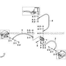 DISTRIBUTEUR FREINAGE AVANT pour Tgb all cylinders All years FARM 550 EPS