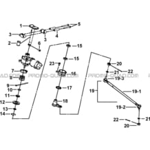 COLONNE DIRECTION EPS pour Tgb Toutes les cylindrées Toutes les années FARM 550 EPS