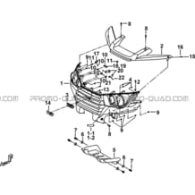 PARE-CHOCS pour Tgb Toutes les cylindrées Toutes les années FARM 550 EPS