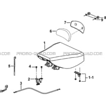 SELLE pour Tgb Toutes les cylindrées Toutes les années FARM 550 EPS