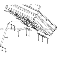 SYSTEME LEVAGE BENNE pour Tgb Toutes les cylindrées Toutes les années FARM 550 EPS