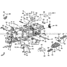 CHASSIS pour Tgb Toutes les cylindrées Toutes les années FARM 600 EPS