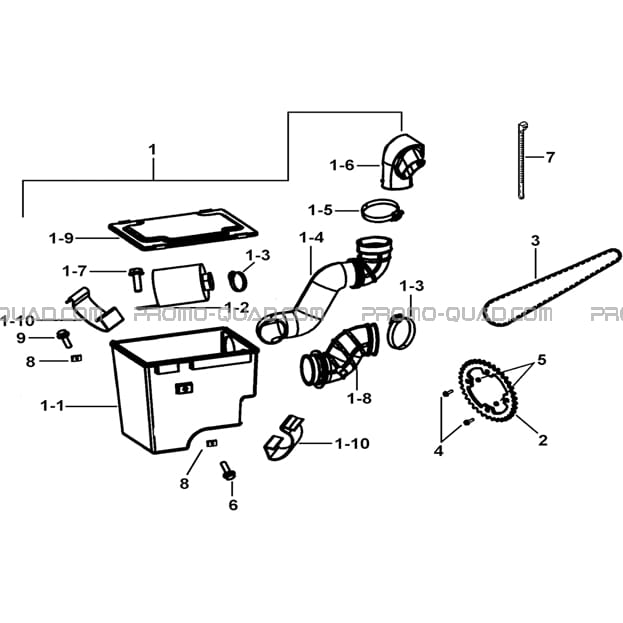 ENSEMBLE FILTRE A AIR  Tgb  All years all cylinders  Original parts OEMENSEMBLE FILTRE A AIR  Tgb  All years all cylinders  Original parts OEM