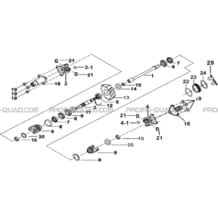 SYSTEME DE TRANSMISSION pour Tgb Toutes les cylindrées Toutes les années TARGET 400 425 4X4