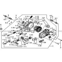 BLOCAGE DIFFERENTIEL AVANT pour Tgb all cylinders All years TARGET 400 425 4X4