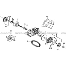 VARIATEUR pour Tgb Toutes les cylindrées Toutes les années TARGET 400 425 4X4