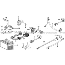 SYSTEME ELECTRIQUE 3 pour Tgb all cylinders All years TARGET 400 425 4X4