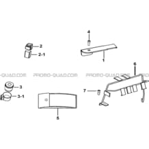 SUPPORTS pour Tgb all cylinders All years TARGET 400 425 4X4