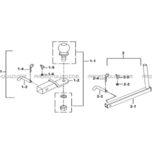 ATTELAGES (OPTION) pour Tgb all cylinders All years TARGET 400 425 4X4