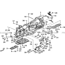 CHASSIS pour Tgb Toutes les cylindrées Toutes les années TARGET 460 IRS