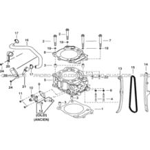 CYLINDRE pour Tgb Toutes les cylindrées Toutes les années TARGET 500IRS-F 550IRS GUNNER 550IRS