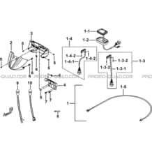 COMPTEUR pour Tgb Toutes les cylindrées Toutes les années TARGET 500IRS-F 550IRS GUNNER 550IRS