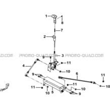 LEVIER DE VITESSES pour Tgb all cylinders All years TARGET 500IRS-F 550IRS GUNNER 550IRS