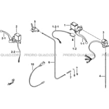 ENSEMBLE MAITRE CYLINDRE pour Tgb Toutes les cylindrées Toutes les années TARGET 500IRS-F 550IRS GUNNER 550IRS