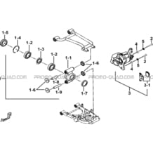 AXE ARRIERE pour Tgb Toutes les cylindrées Toutes les années TARGET 500IRS-F 550IRS GUNNER 550IRS