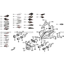 CARROSSERIE AVANT pour Tgb Toutes les cylindrées Toutes les années TARGET 500IRS-F 550IRS GUNNER 550IRS