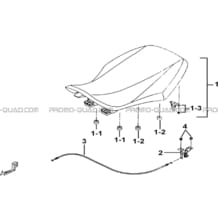 SELLE pour Tgb all cylinders All years TARGET 500IRS-F 550IRS GUNNER 550IRS