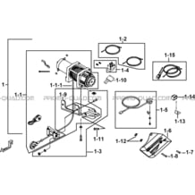 TREUIL (MODELE TGB-LY) (OPTION) pour Tgb Toutes les cylindrées Toutes les années TARGET 500IRS-F 550IRS GUNNER 550IRS