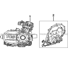 MOTEUR pour Tgb Toutes les cylindrées Toutes les années TARGET 550 IRS 4X4