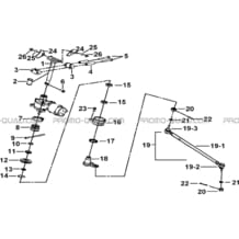 COLONNE DIRECTION EPS pour Tgb Toutes les cylindrées Toutes les années TARGET 550 IRS 4X4