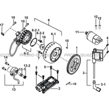 SYSTEME ELECTRIQUE 1 pour Tgb all cylinders All years TARGET 600