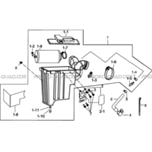 ENSEMBLE FILTRE A AIR pour Tgb all cylinders All years TARGET 600