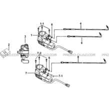 MOTEUR DE DIFFERENTIEL pour Tgb Toutes les cylindrées Toutes les années TARGET 600