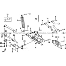 SUSPENSION ARRIERE pour Tgb all cylinders All years TARGET 600